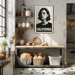 California Portrait Poster