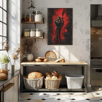 Macabre Dark Scene Artistic Poster