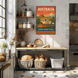 Discover Australia Sydney Opera House Poster