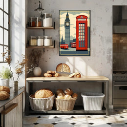 Iconic London Landmarks Poster