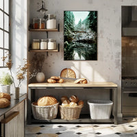 Serene Winter Landscape Scenic National Park Poster