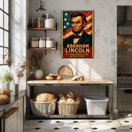 Abraham Lincoln 16th President Poster Wall Art Decor