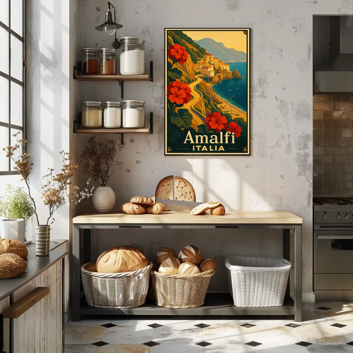 Amalfi Coast Italia Poster