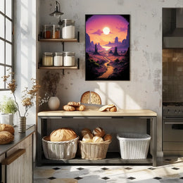 Journey Through The Painted Desert Poster