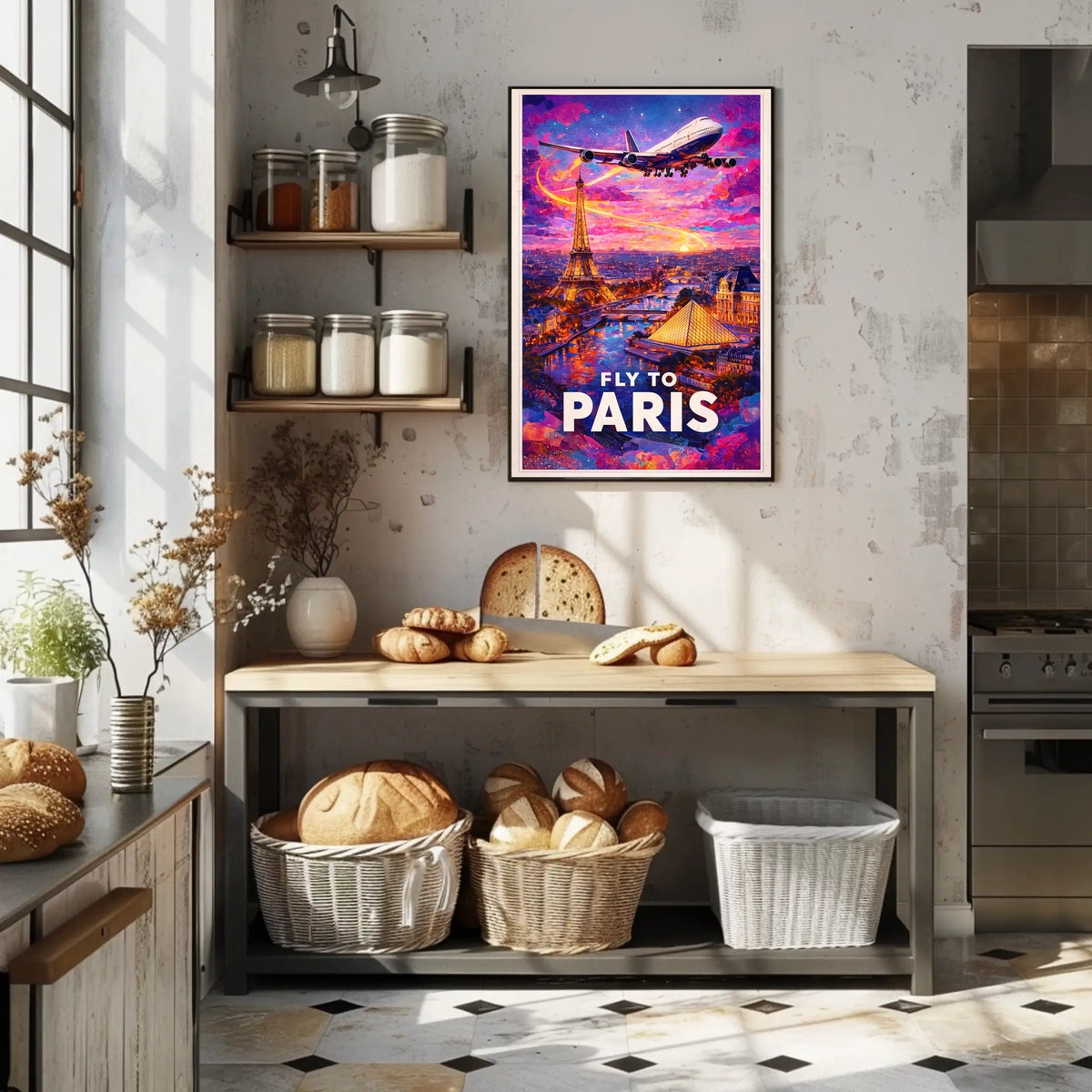Fly To Paris Poster