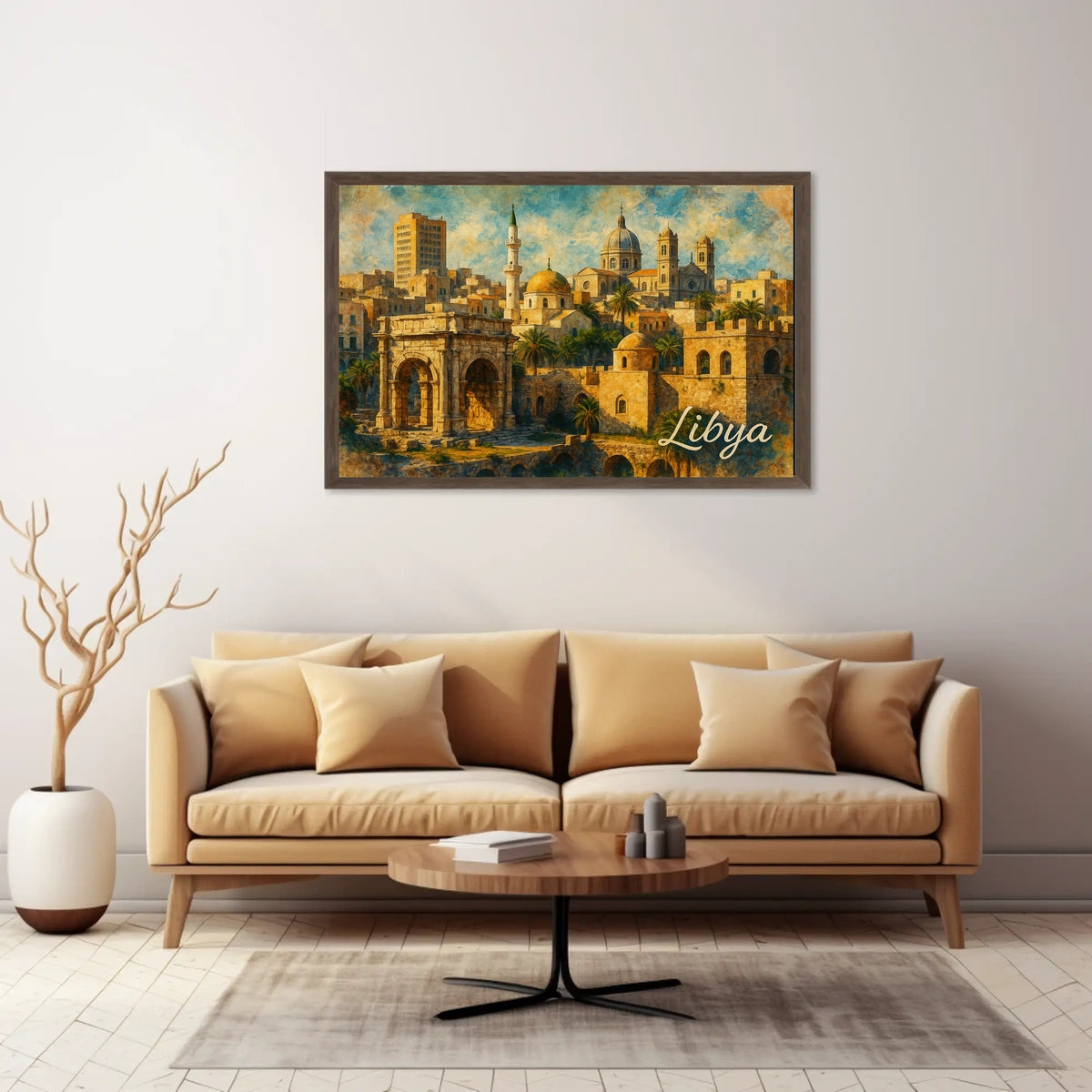 Libya Scenery Wanderlust Realism Poster