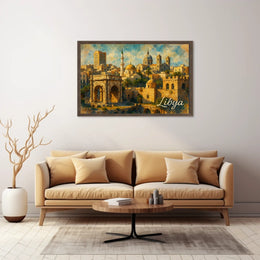Libya Scenery Wanderlust Realism Poster