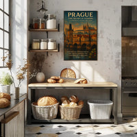 Prague The Heart of Europe Poster