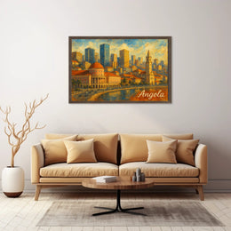 Angola Cityscape Poster
