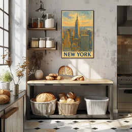 New York City Skyline Poster