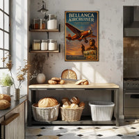 Bellanca Aircruiser Vintage Aviation Adventure Poster