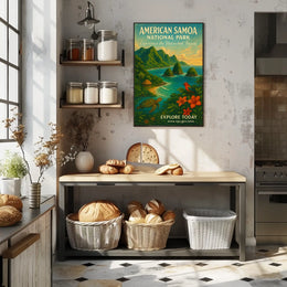 Discover American Samoa National Park Poster