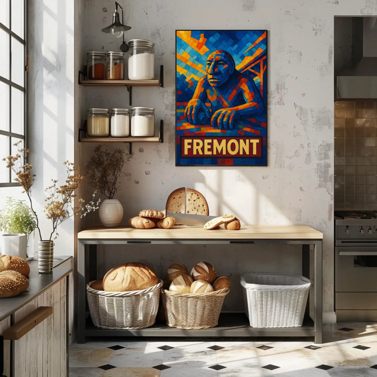 Fremont Mosaic Art Poster