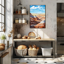 Petrified Forest National Park Vintage Travel Poster