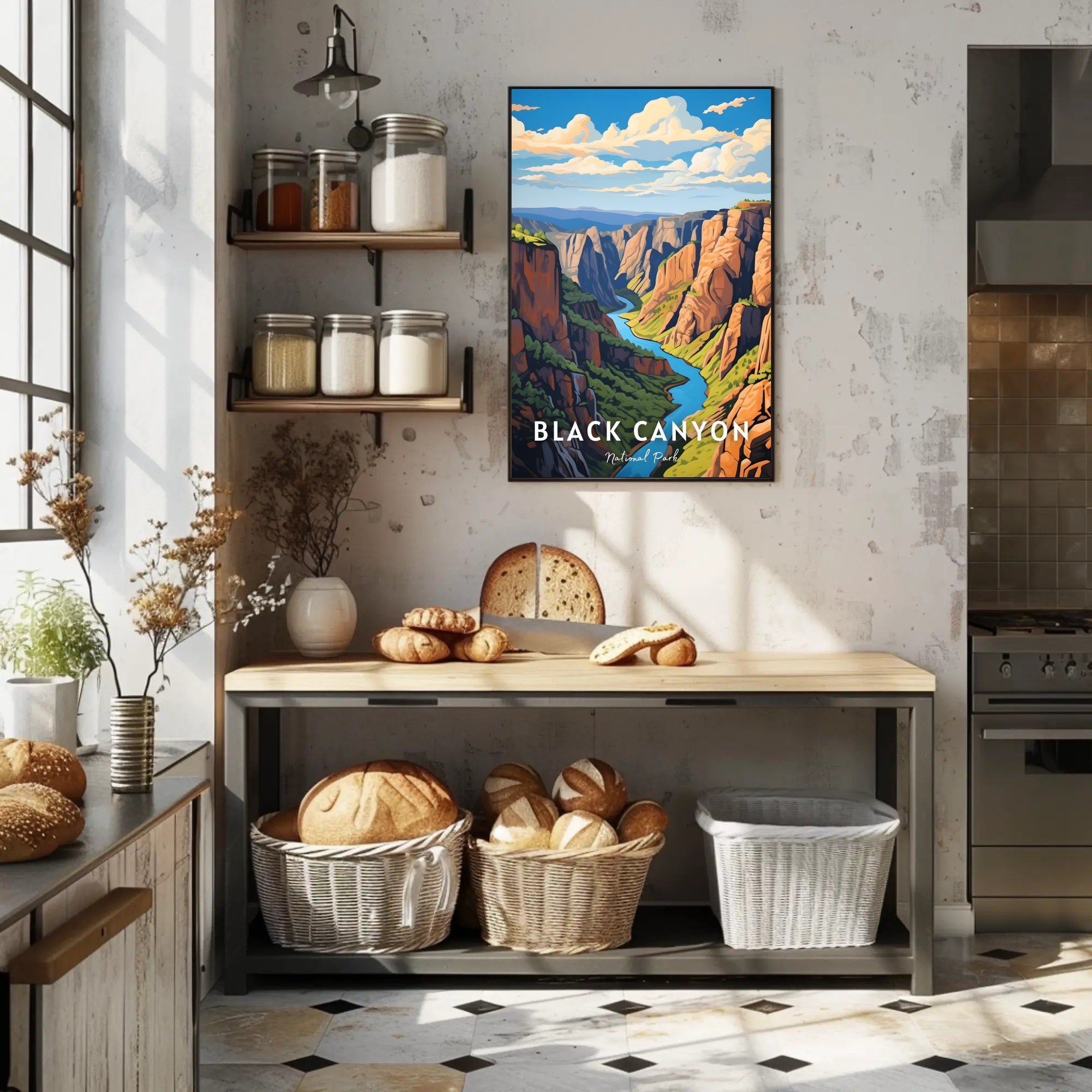 Majestic Black Canyon National Park Poster