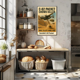 Fairchild C-82 Packet Mid-Century Military Recruitment Poster