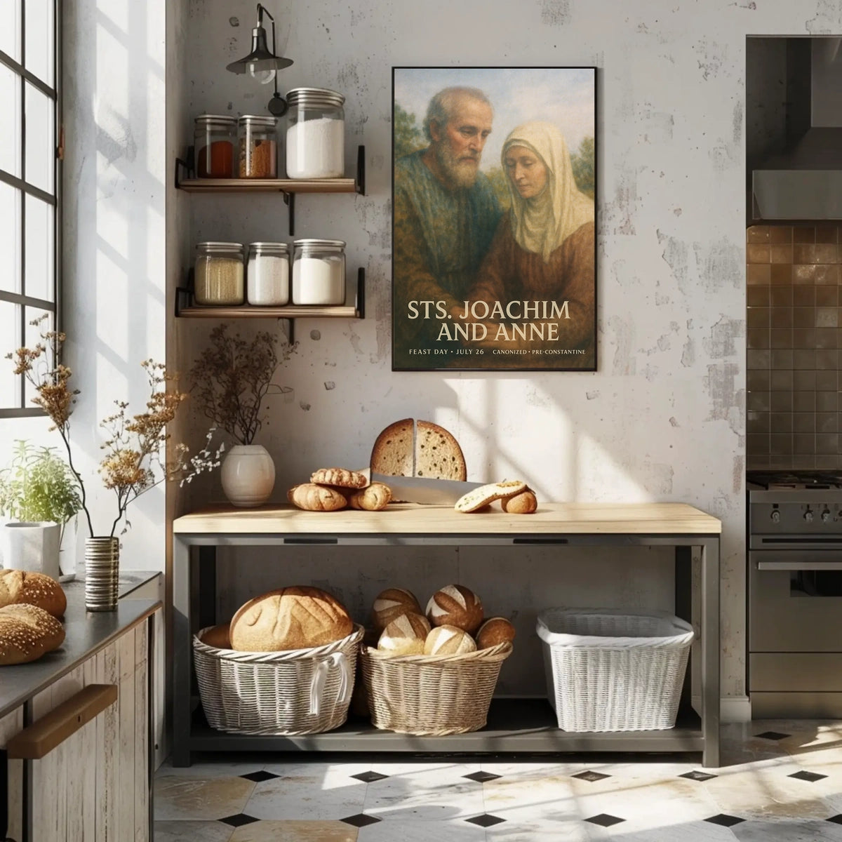Saints Joachim And Anne Poster