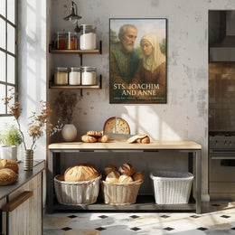 Saints Joachim And Anne Poster