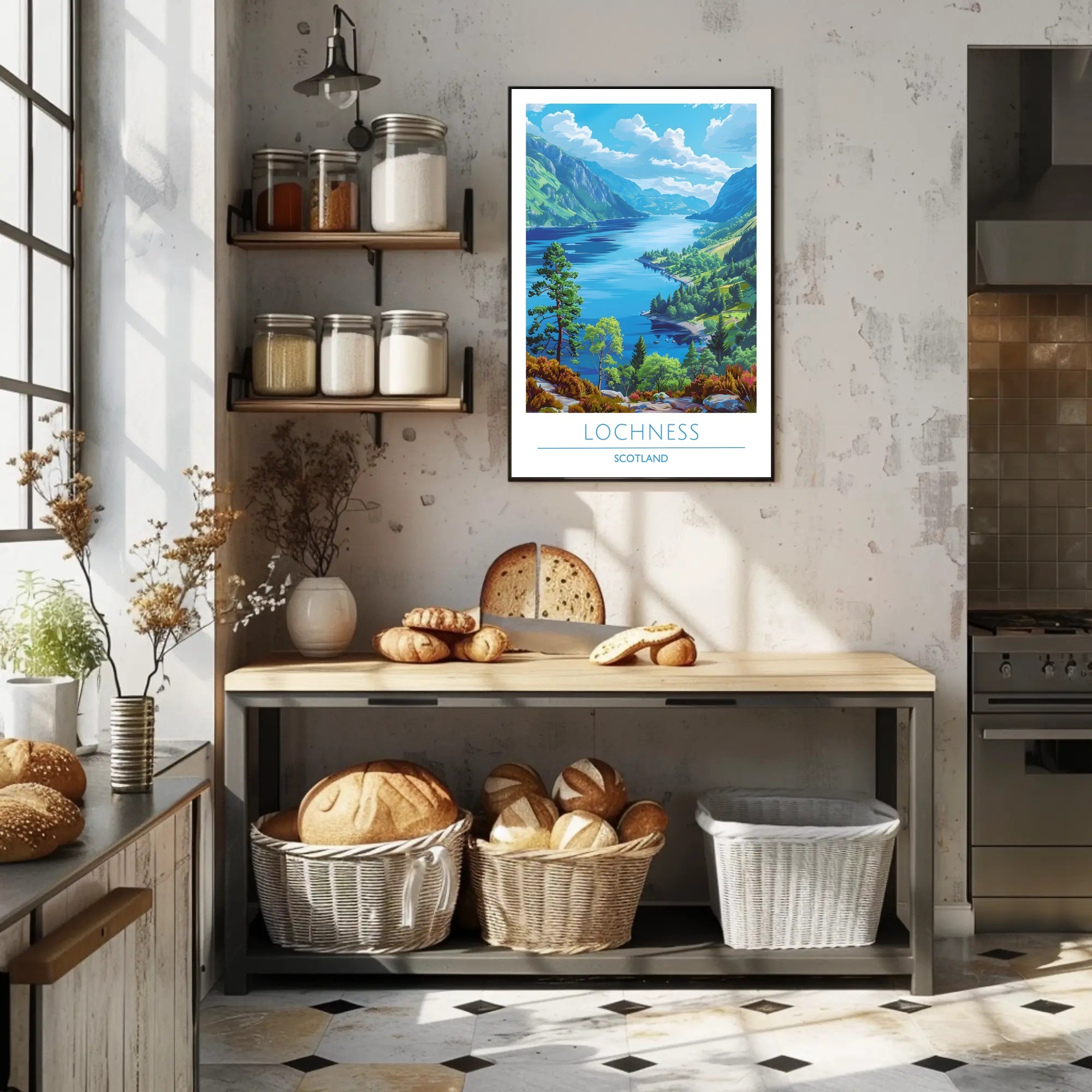 Scenic Loch Ness Poster