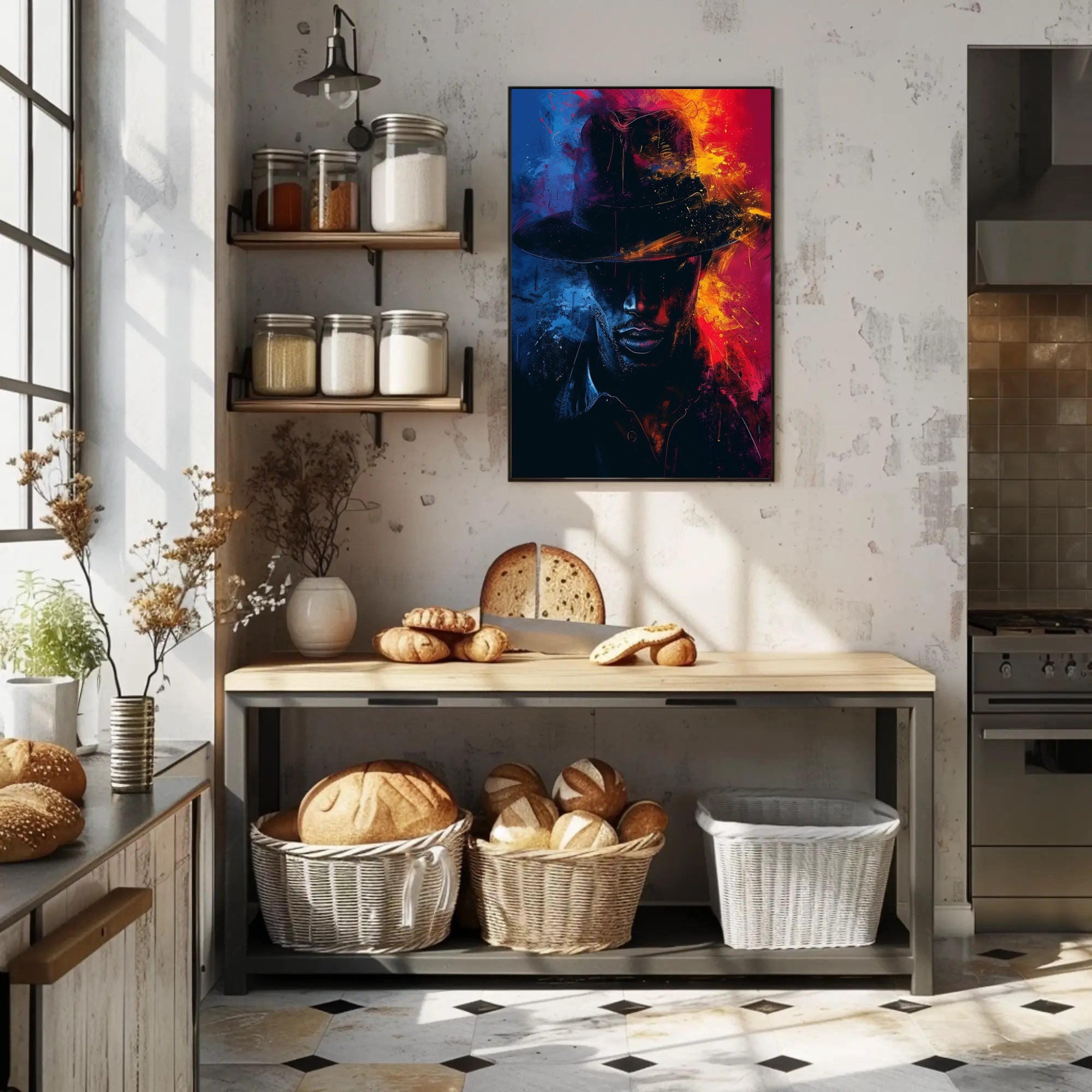 Vivid Shadows Poster PosterGoat