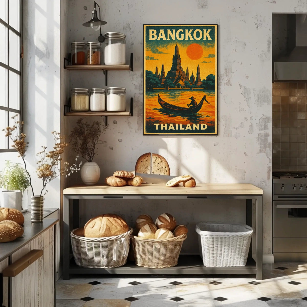 Bangkok, Thailand A Timeless Journey Poster