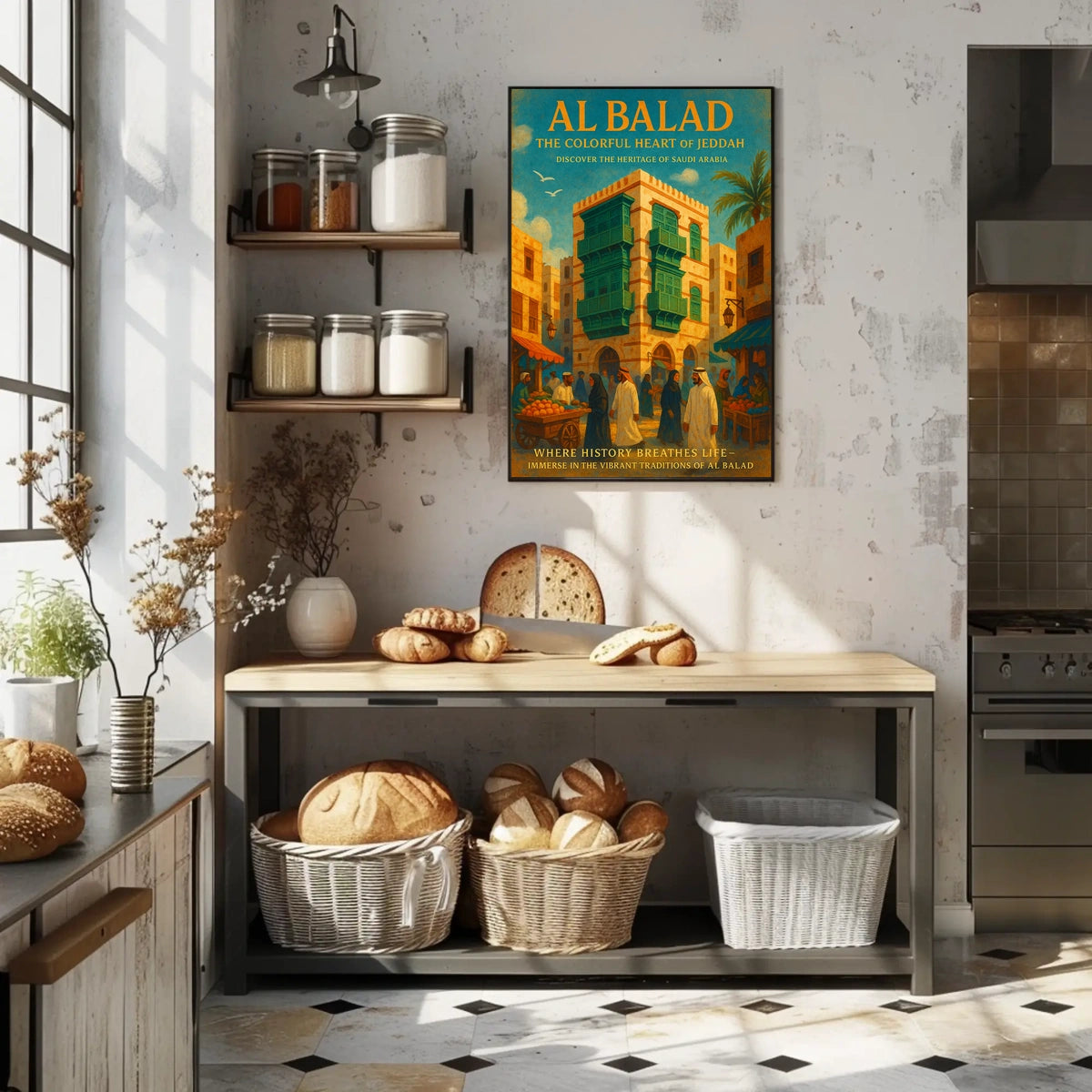 Al Balad The Colorful Heart Of Jeddah Poster
