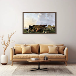 Serene Countryside Scene Pastoral Heritage Poster
