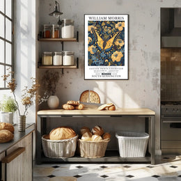 William Morris Butterfly and Floral Heritage Artistic Poster