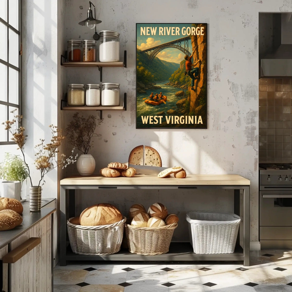 Adventure In New River Gorge Poster