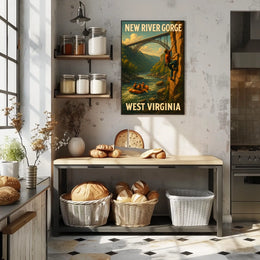 Adventure In New River Gorge Poster