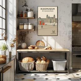 Rijksmuseum and I Amsterdam Poster