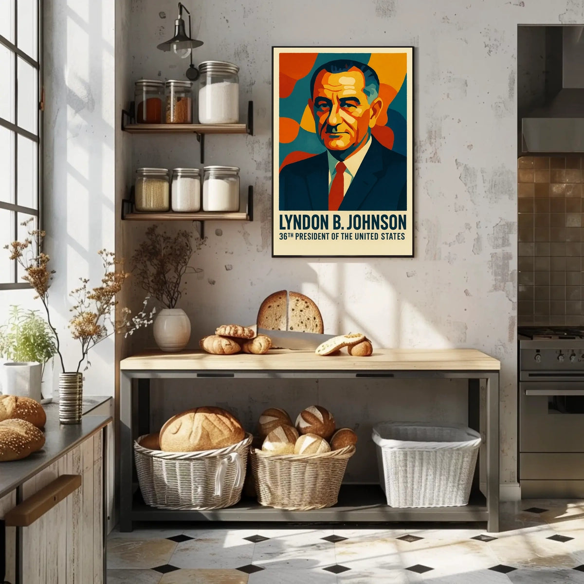 Lyndon B. Johnson 36Th President Poster