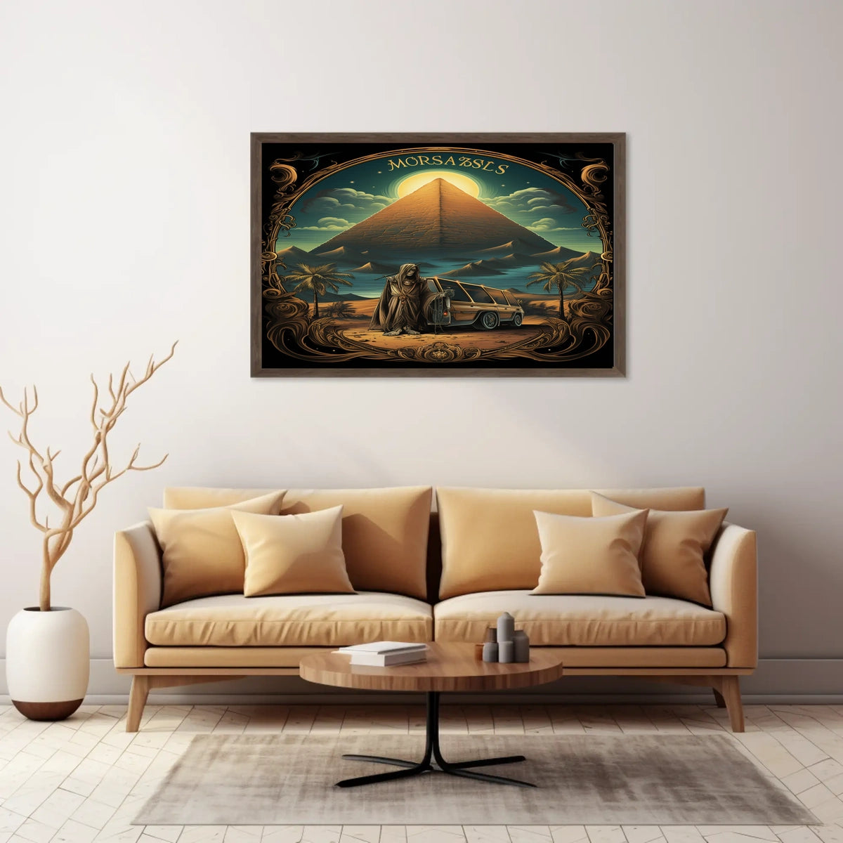 Mystical Journey In The Desert Poster
