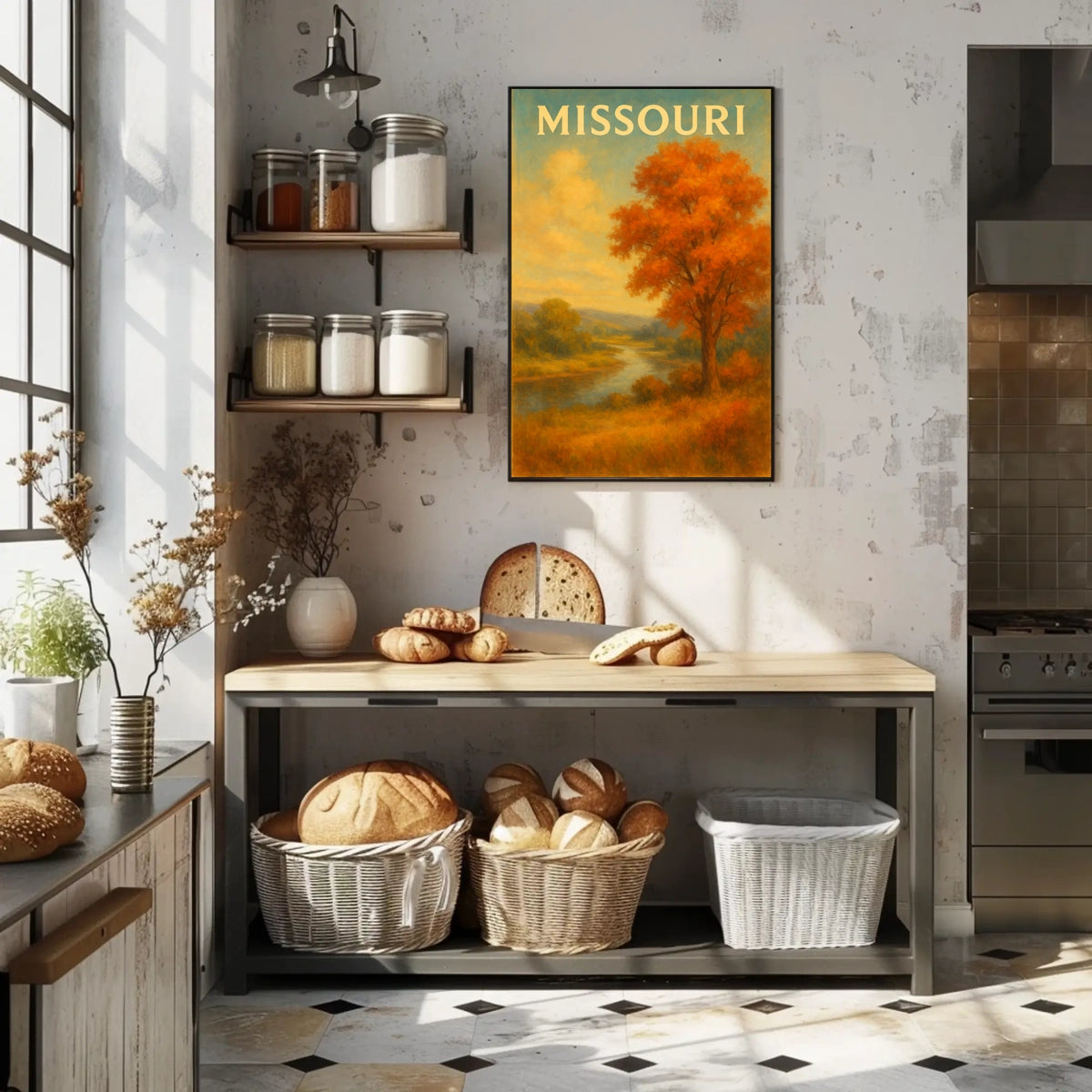 Missouri Autumn Landscape Poster