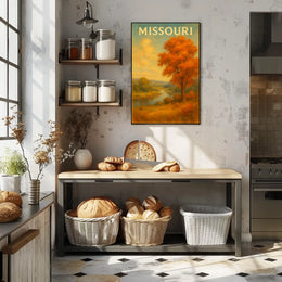 Missouri Autumn Landscape Poster