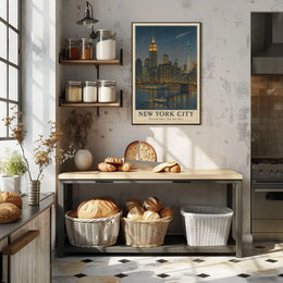 New York City A Vibrant Metropolis Poster