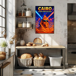 Cairo Pyramid Power Unleashed Poster PosterGoat