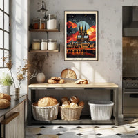 Cologne Cathedral at Sunset Poster