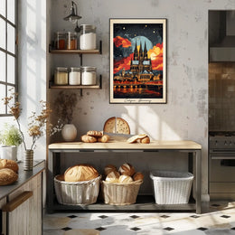 Cologne Cathedral at Sunset Poster