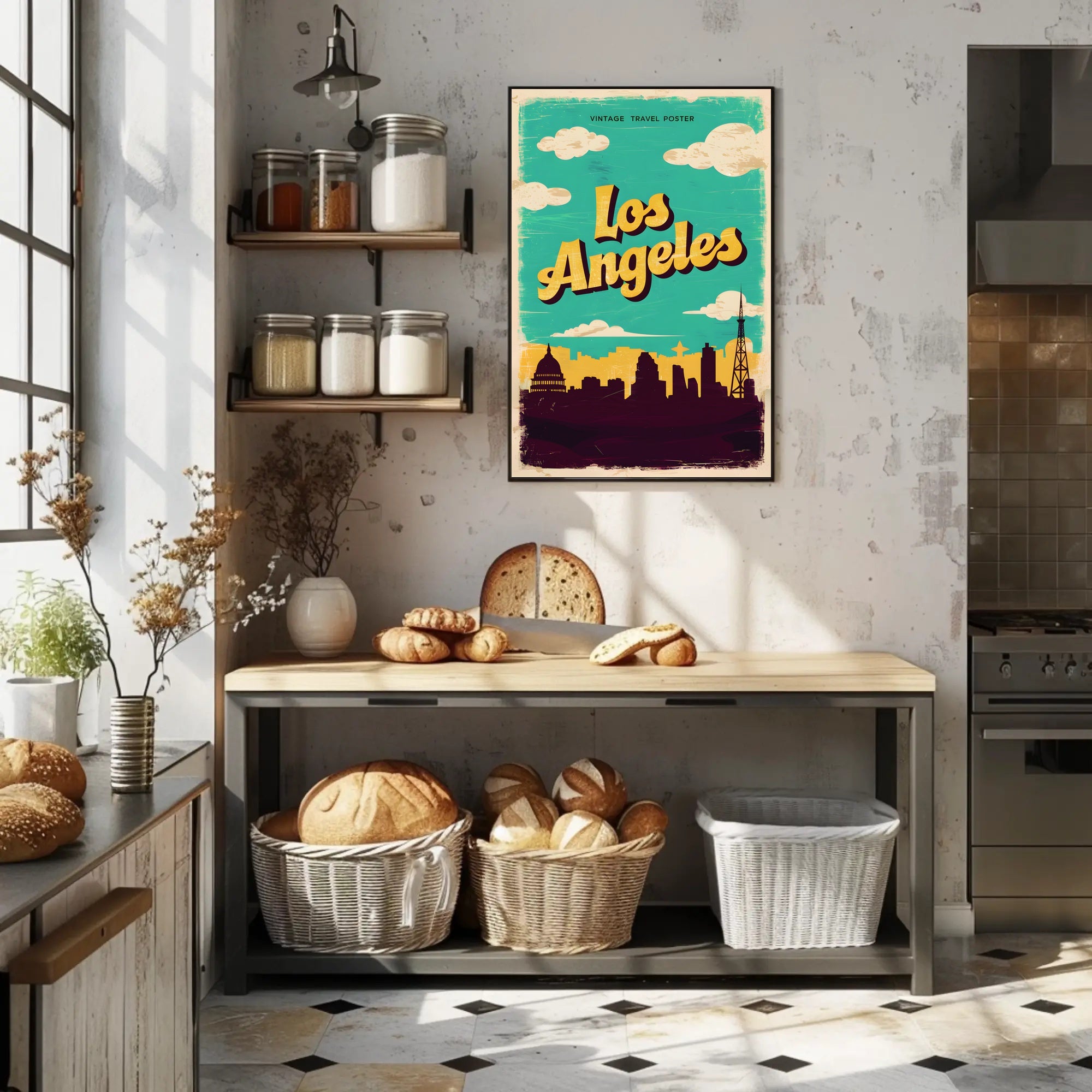 Los Angeles Vintage Poster