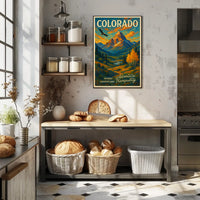 Colorado Where Adventure Meets Tranquility Description Discover the breathtaking Poster