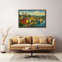 Antigua and Barbuda A Vibrant Landscape Poster