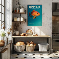 Snappers The Underwater World Poster PosterGoat