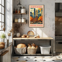 Chicago Cityscape Poster