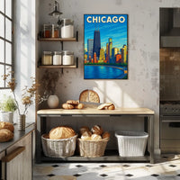 Chicago Skyline Poster