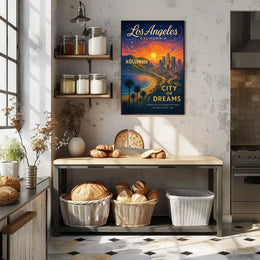 Los Angeles City Of Dreams Poster