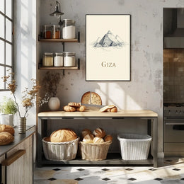 The Pyramids of Giza Poster