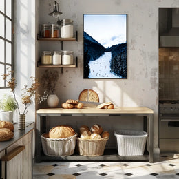 Winter Wonderland Ski Slope Poster