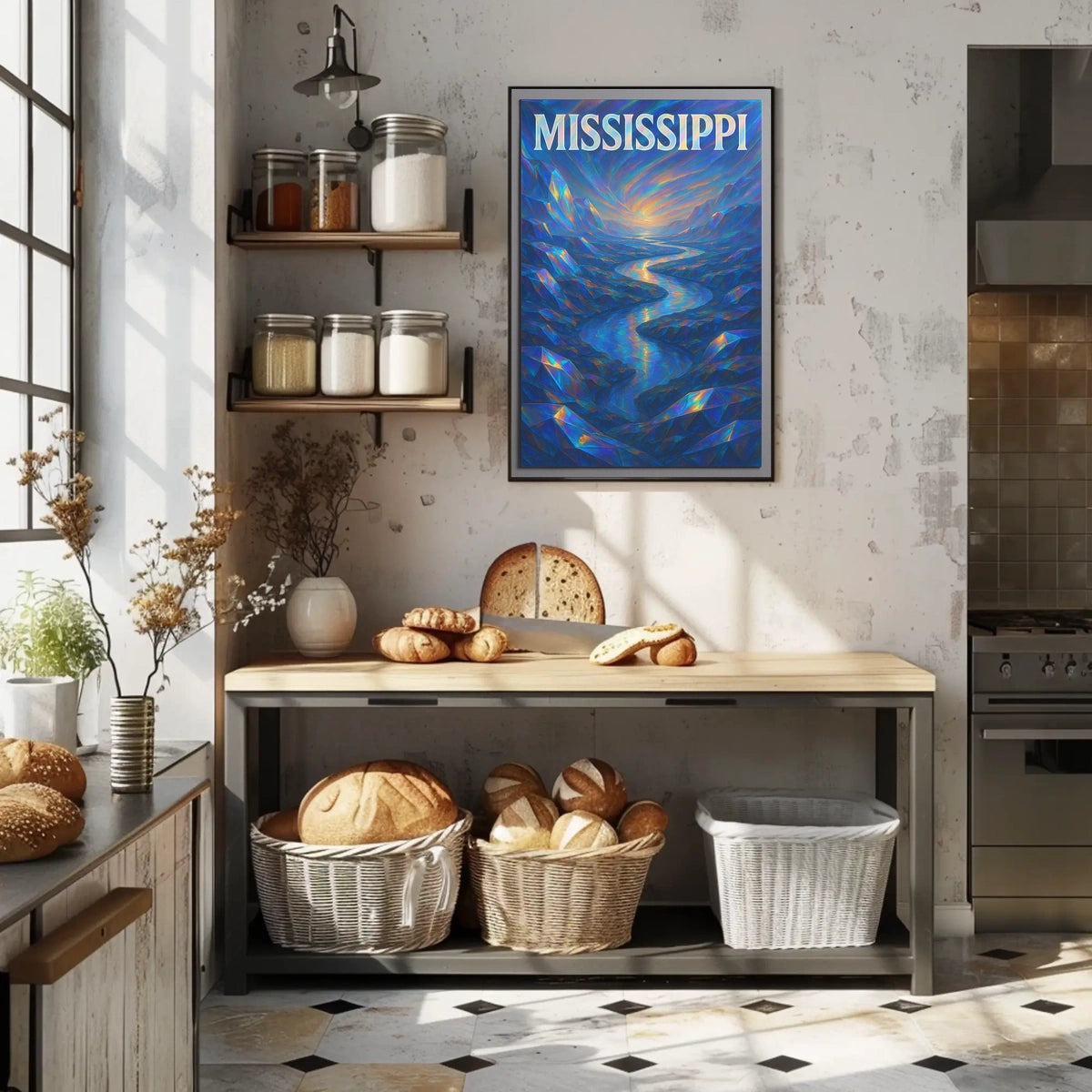 Mississippi River Dreamscape Poster