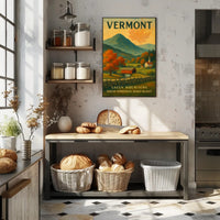 Vermont Scenic Charm Wall Art Print